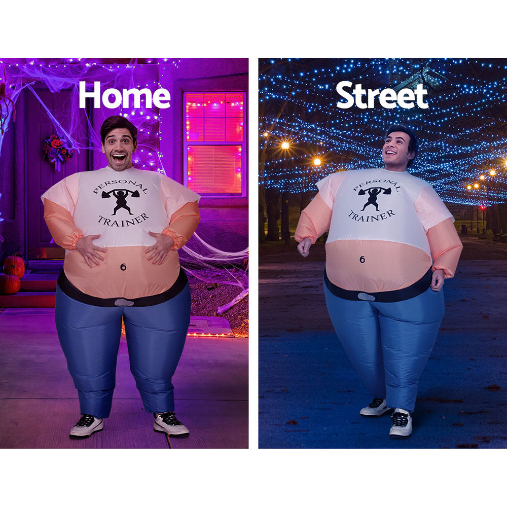 Inflatable Samson Costume Adult Suit Blow Up Party Fancy Dress Halloween Cosplay-5