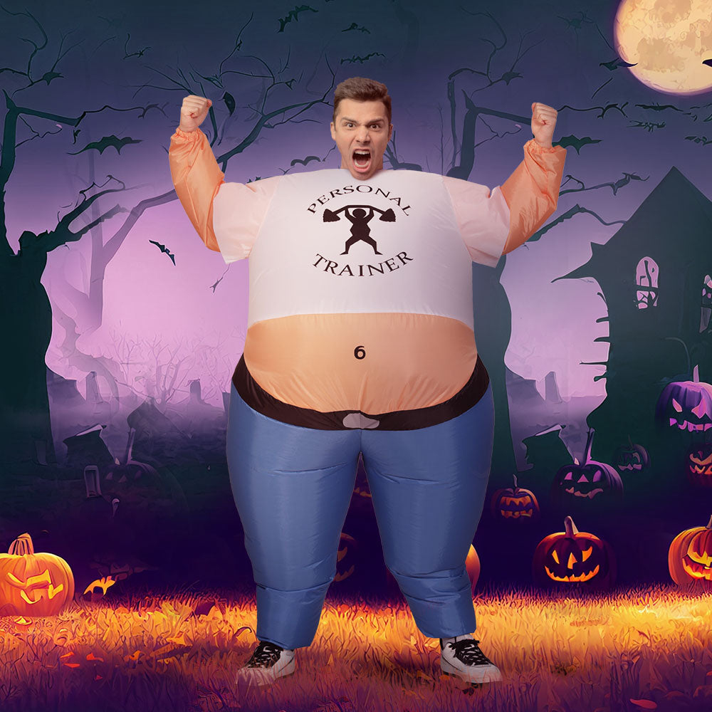 Inflatable Samson Costume Adult Suit Blow Up Party Fancy Dress Halloween Cosplay-7