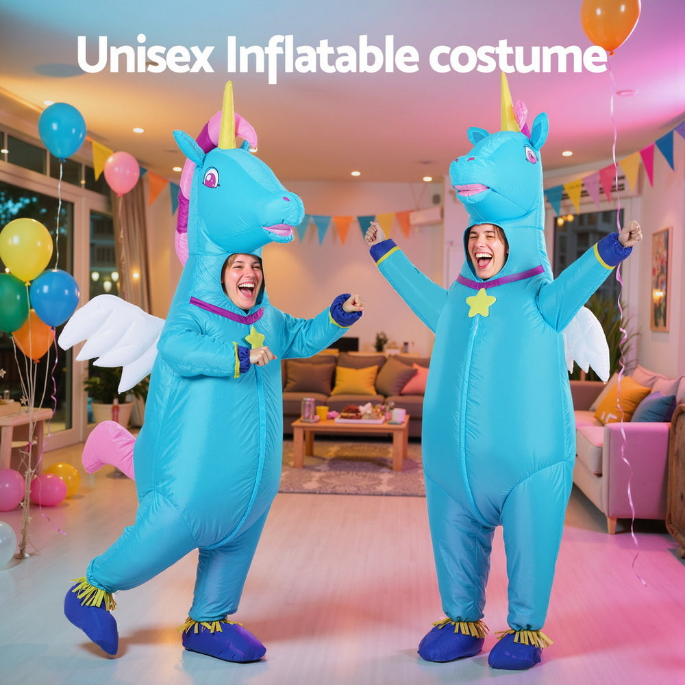 Inflatable Unicorn Costume Adult Suit Blow Up Party Fancy Dress Halloween Cosplay-5