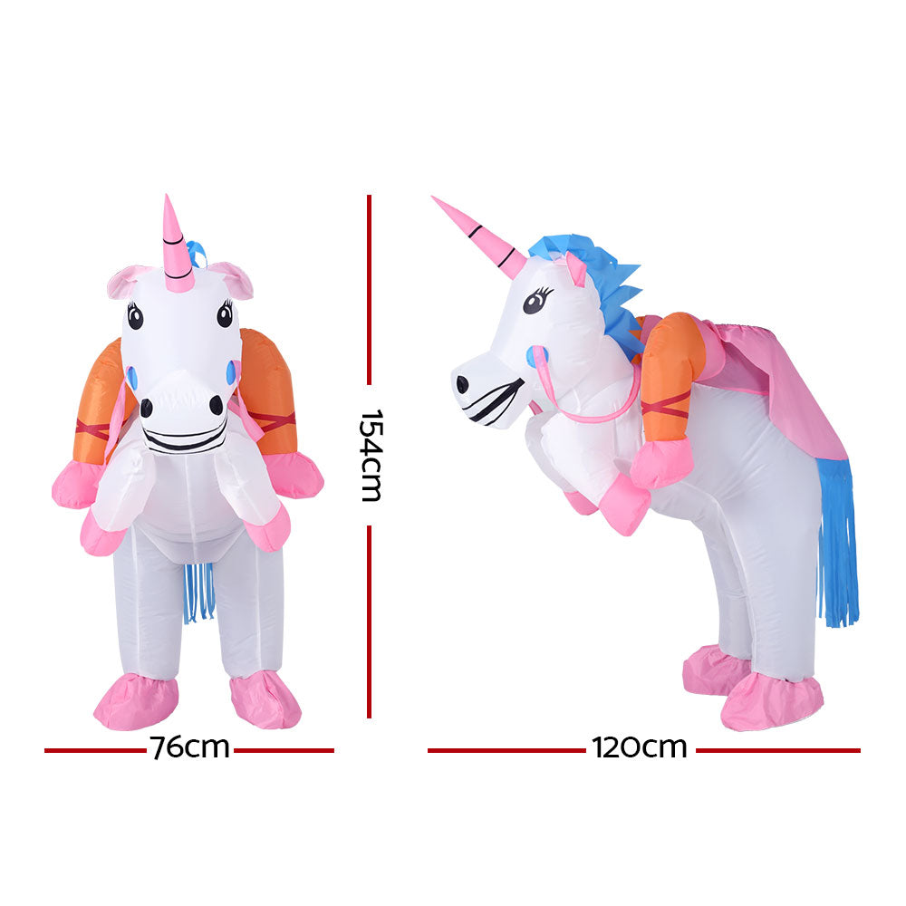 Inflatable Unicorn Costume Adult Suit Blow Up Party Fancy Dress Halloween Cosplay-1