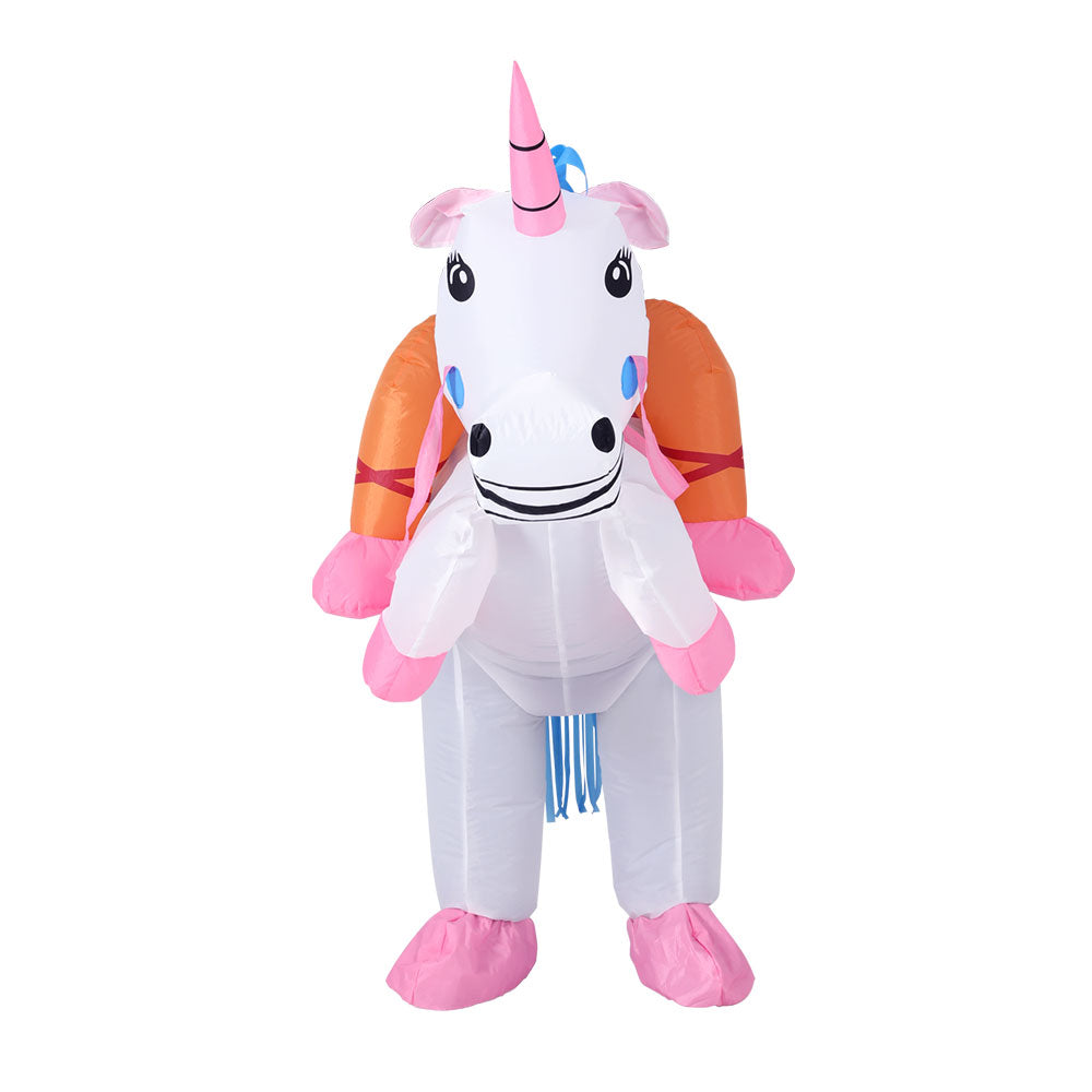Inflatable Unicorn Costume Adult Suit Blow Up Party Fancy Dress Halloween Cosplay-2