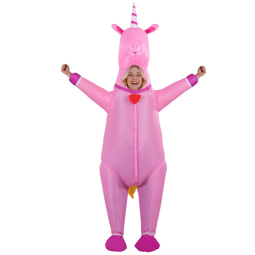 Inflatable Unicorn Costume Adult Suit Blow Up Party Fancy Dress Halloween Cosplay-2