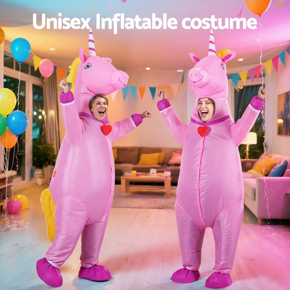 Inflatable Unicorn Costume Adult Suit Blow Up Party Fancy Dress Halloween Cosplay-5