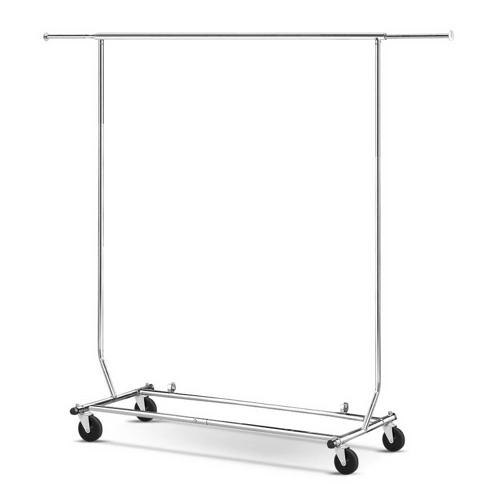 Artiss Clothes Rack Airer Rail Coat Stand Adjustable Hanger-7