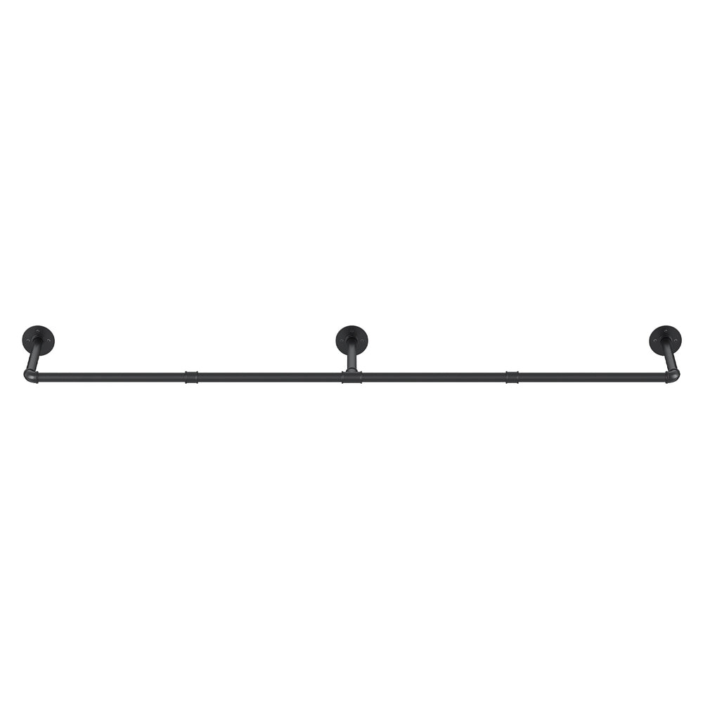 Artiss Clothes Rack Floating Shelf Metal-2