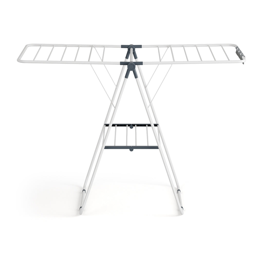 Artiss 2 Tier Clothes Rack Airer Foldable 139CM White-2