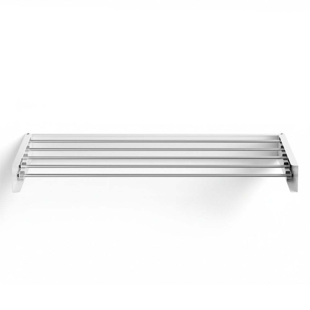 Artiss Clothes Rack Wall Mounted Airer Foldable White-2