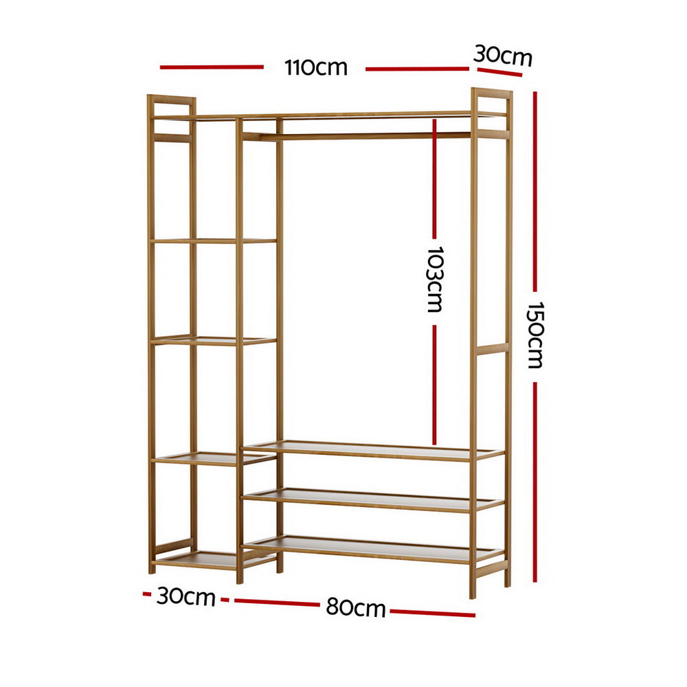 Artiss Clothes Rack Wardrobe Coat Stand-1