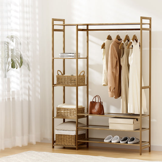 Artiss Wardrobe Clothes Rack Airer Coat Stand-0