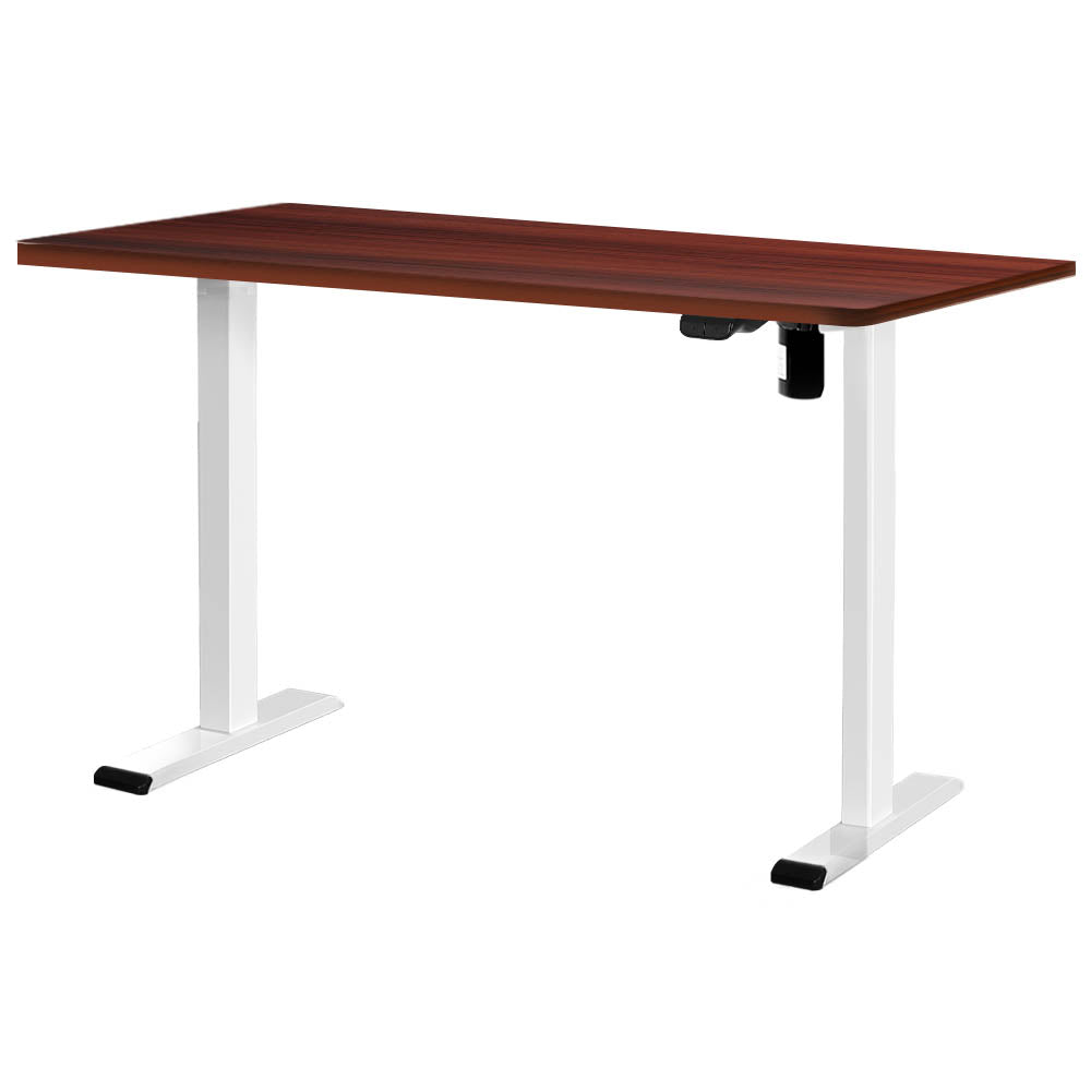 Artiss Standing Desk Motorised Sit Stand Desks Walnut 140CM-0