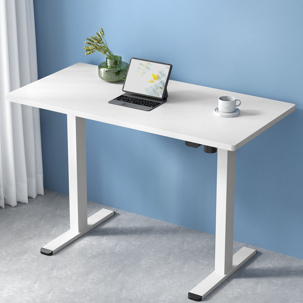 Artiss Standing Desk Motorised Sit Stand Desks White 120CM-6