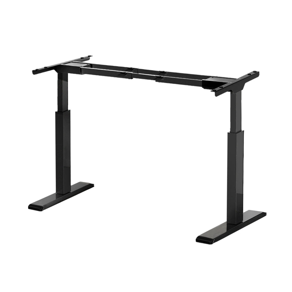 Artiss Standing Desk Frame Only Dual Motor Motorised Black-0