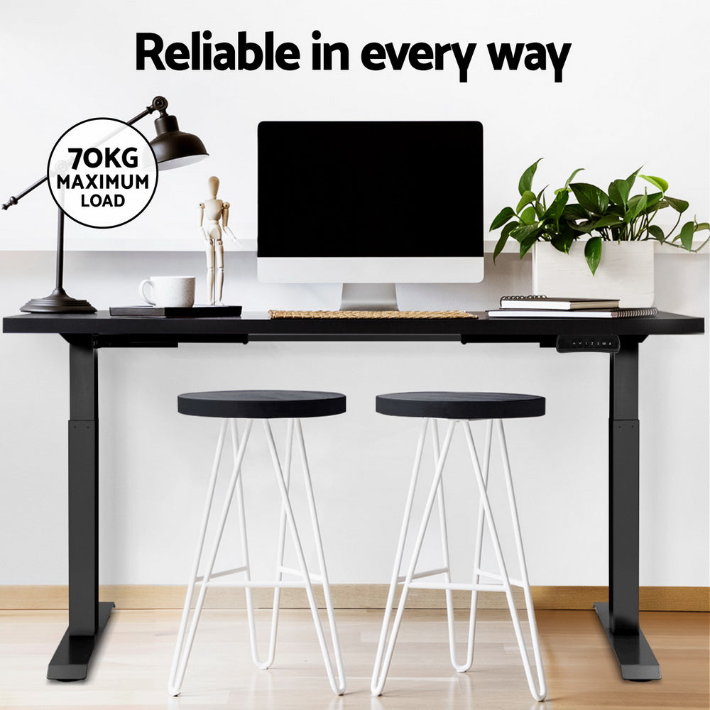 Artiss Standing Desk Motorised Dual Motor Black 120CM-5