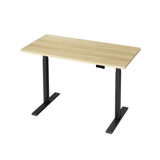 Artiss Standing Desk Motorised Dual Motor Oak 120CM-0