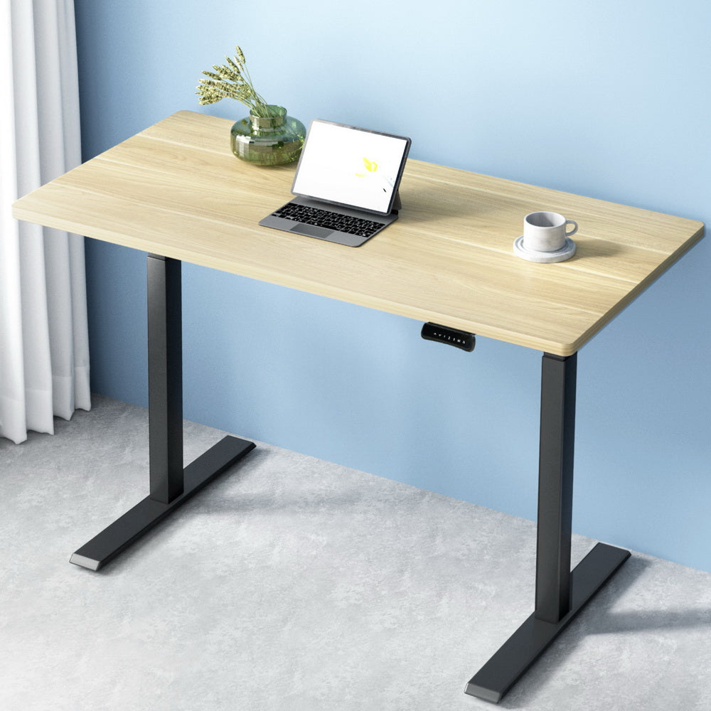 Artiss Standing Desk Motorised Dual Motor Oak 120CM-6