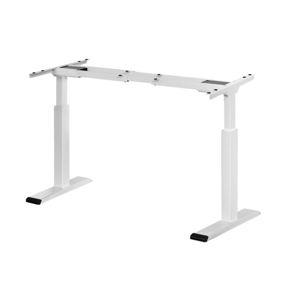 Artiss Standing Desk Frame Only Dual Motor Motorised White-0