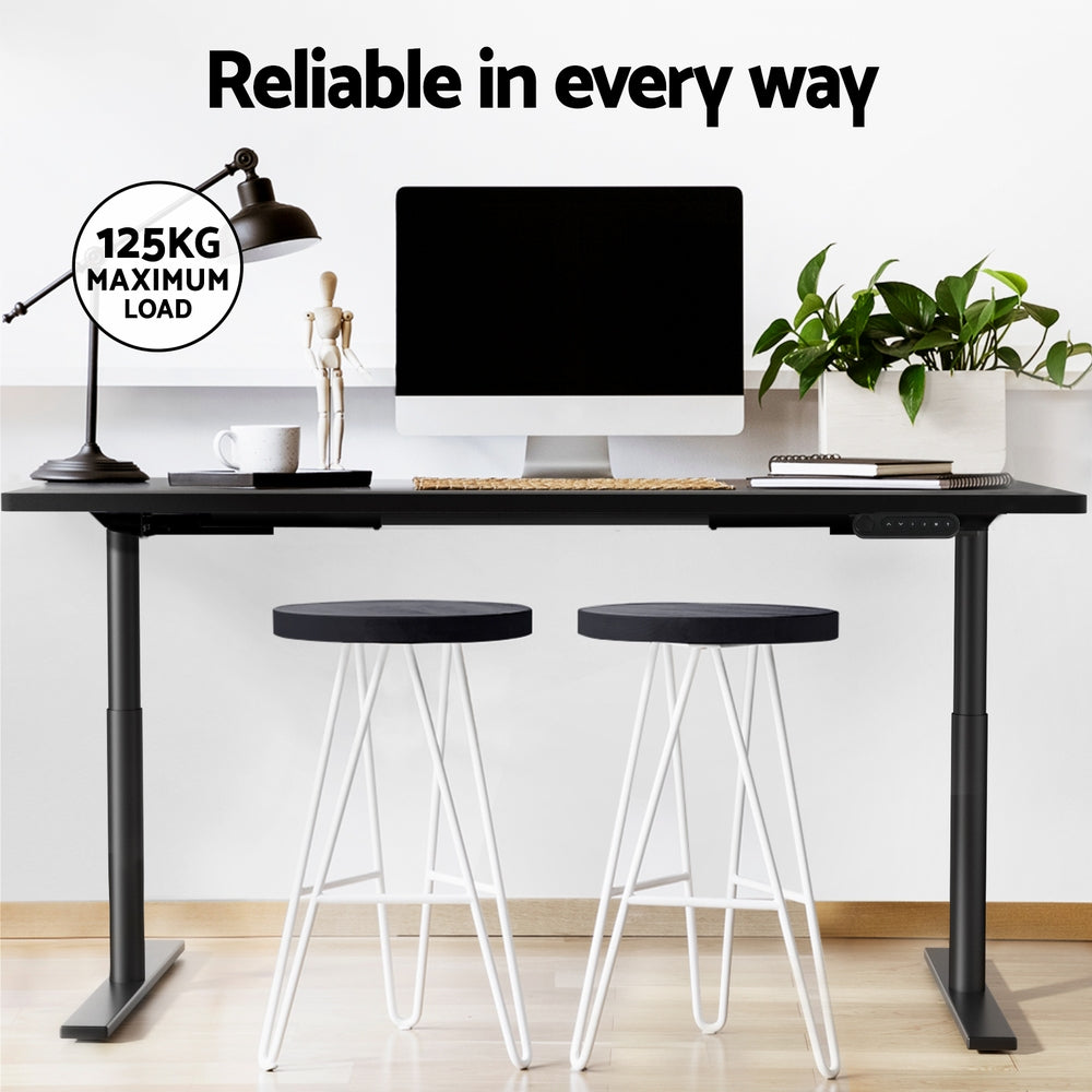 Artiss Standing Desk Motorised Electric Dual Motor Black 120CM-5