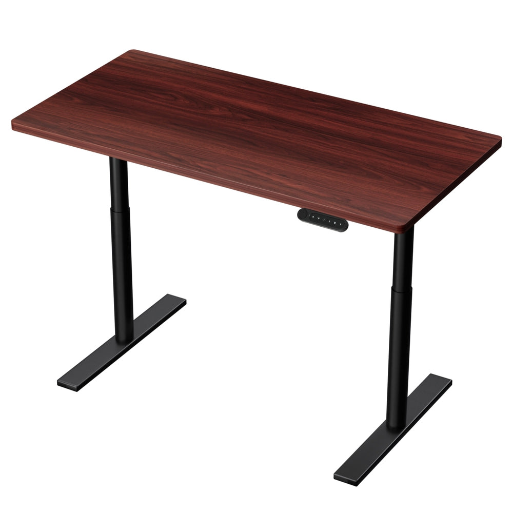 Artiss Standing Desk Motorised Electric Dual Motor Walnut 120CM-0