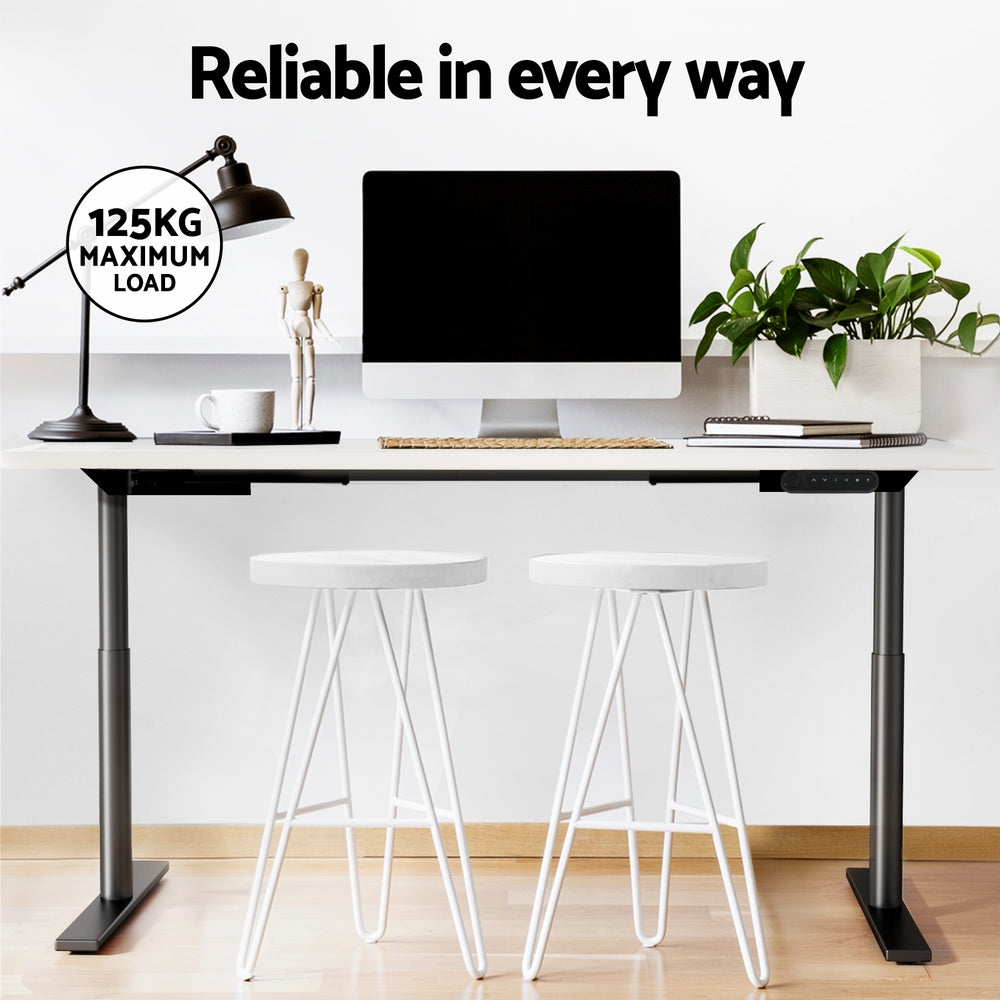 Artiss Standing Desk Motorised Electric Dual Motor White 120CM-5