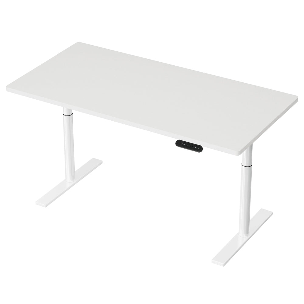 Artiss Standing Desk Motorised Electric Dual Motor 140CM White-0