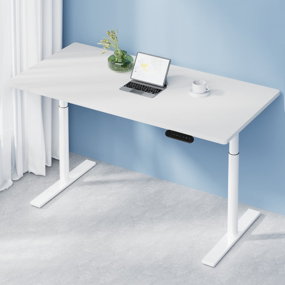 Artiss Standing Desk Motorised Electric Dual Motor 140CM White-6