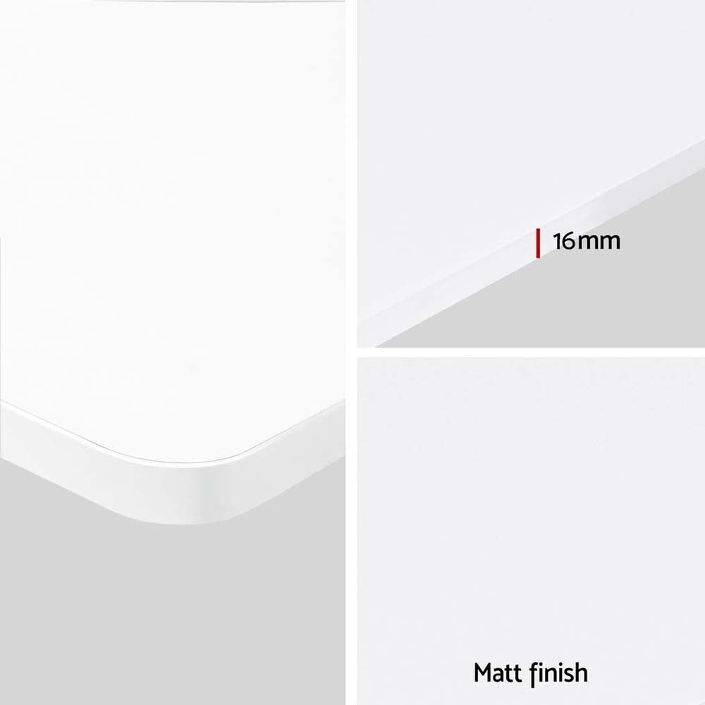 Artiss Electric Standing Desk 140cm Adjustable Height Motorised Home Office Desk White-3