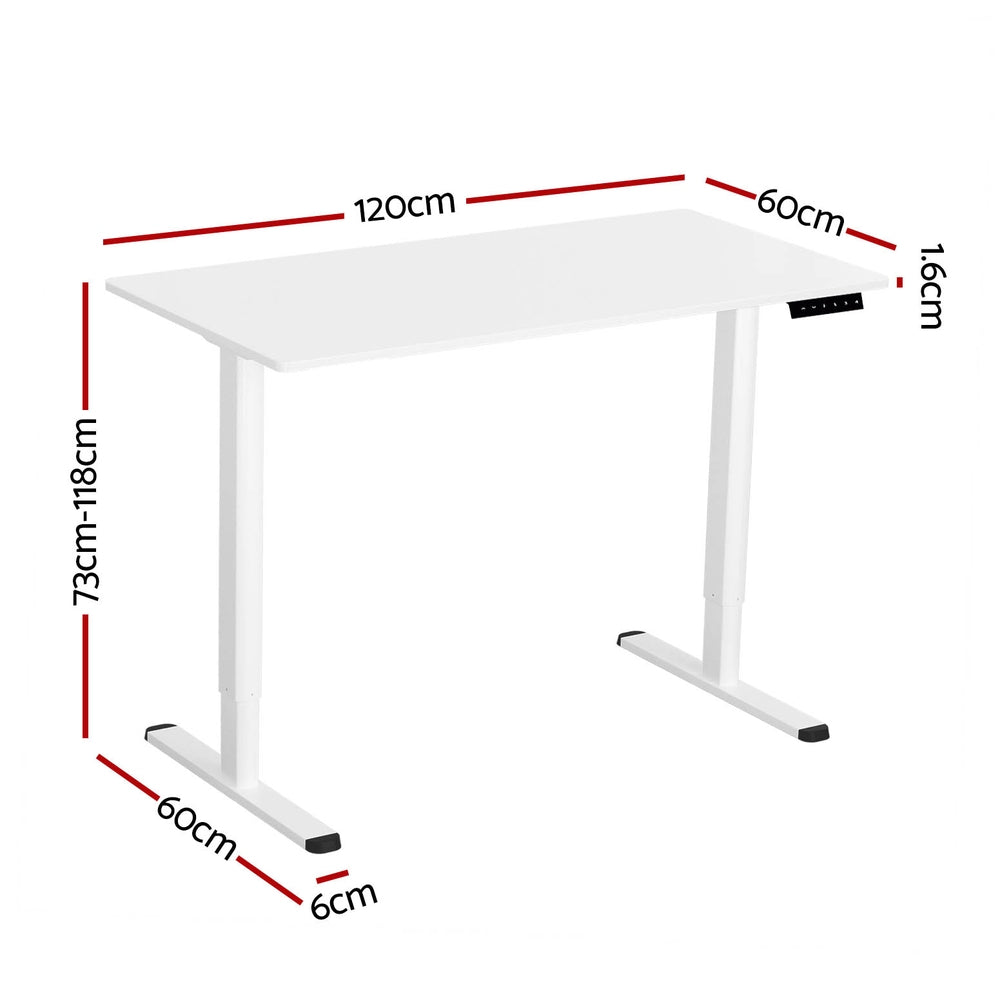 Artiss Electric Standing Desk Sit Stand Desks 120CM-1