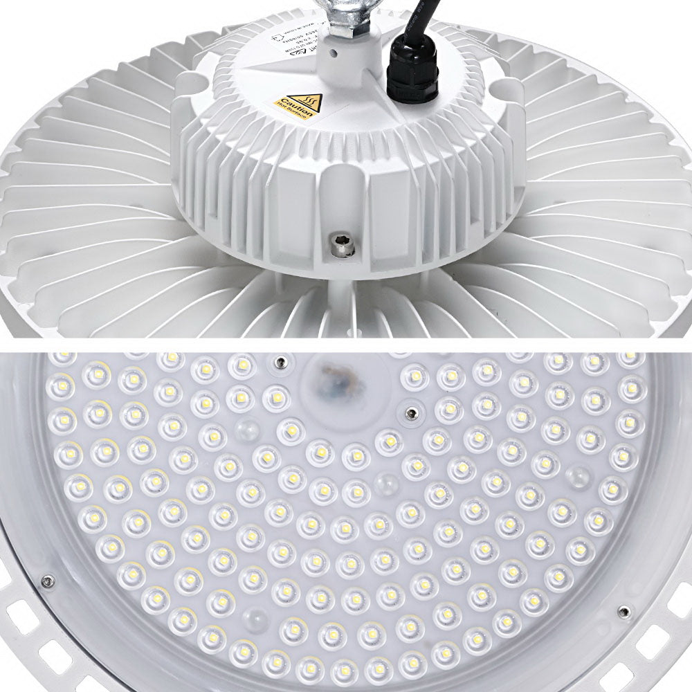 Leier LED High Bay Lights 150W UFO Industrial Shed Warehouse Factory Lamp White-4