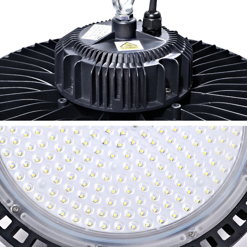 Leier LED High Bay Lights 200W UFO Industrial Workshop Warehouse Factory Lamp-4