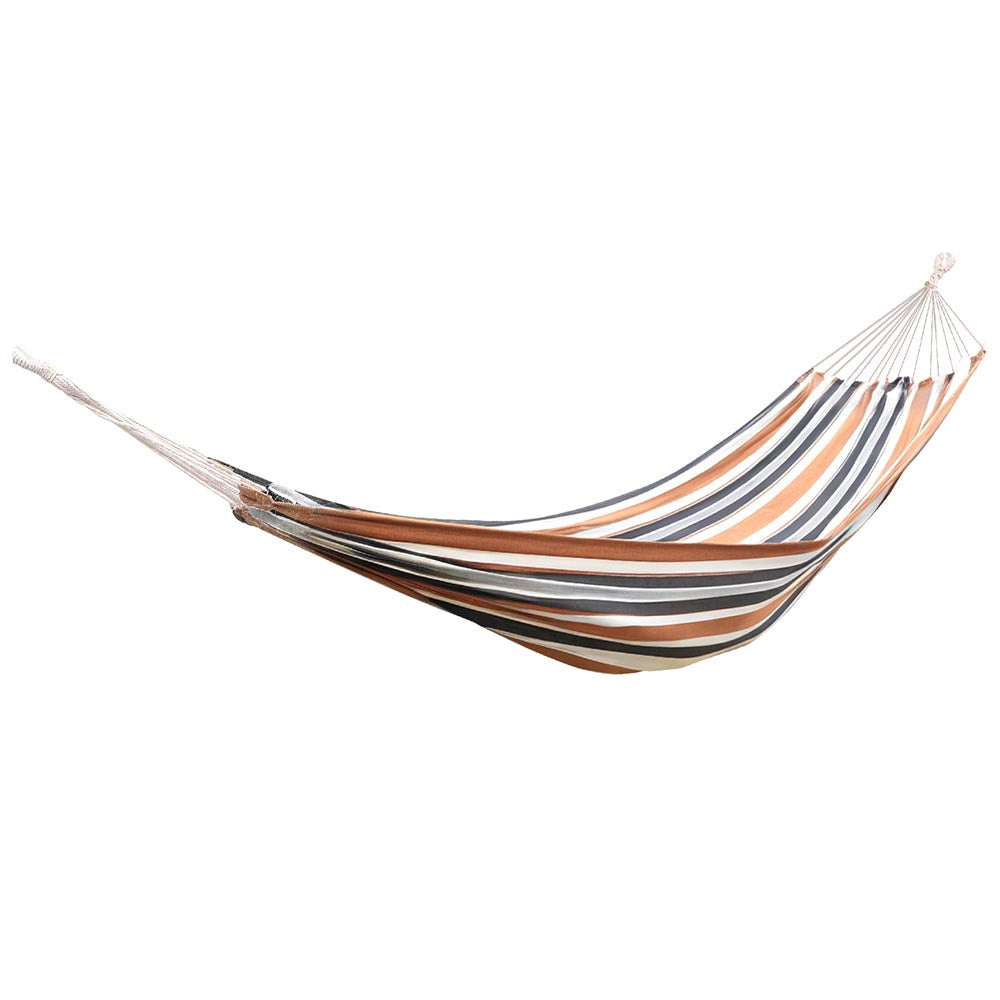 Gardeon Hammock Bed Outdoor Camping Hammocks Beige Grey-0