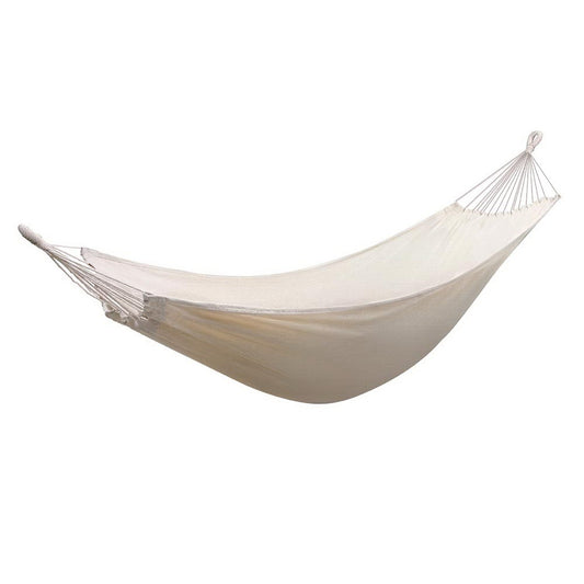 Gardeon Hammock Bed w/ Travel Bag Outdoor Lounge Chair Cream-0