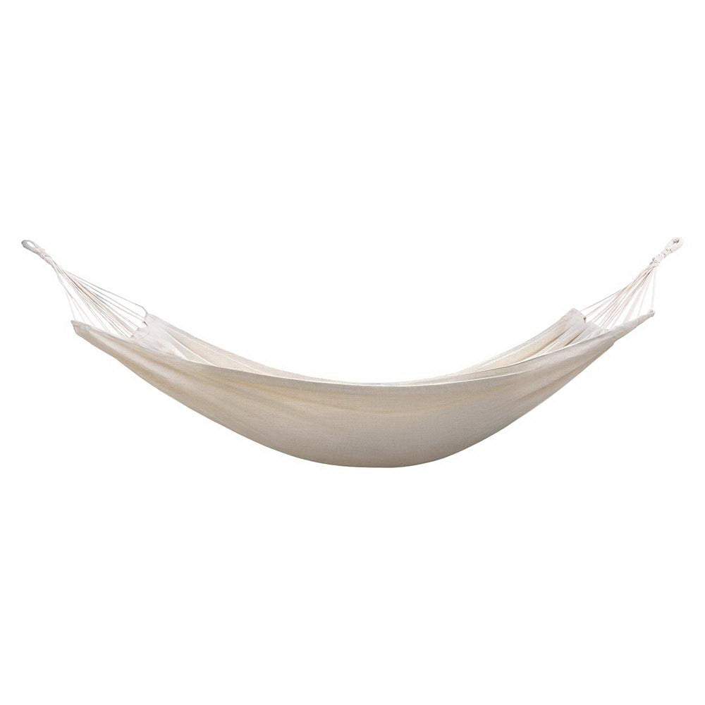 Gardeon Hammock Bed w/ Travel Bag Outdoor Lounge Chair Cream-2