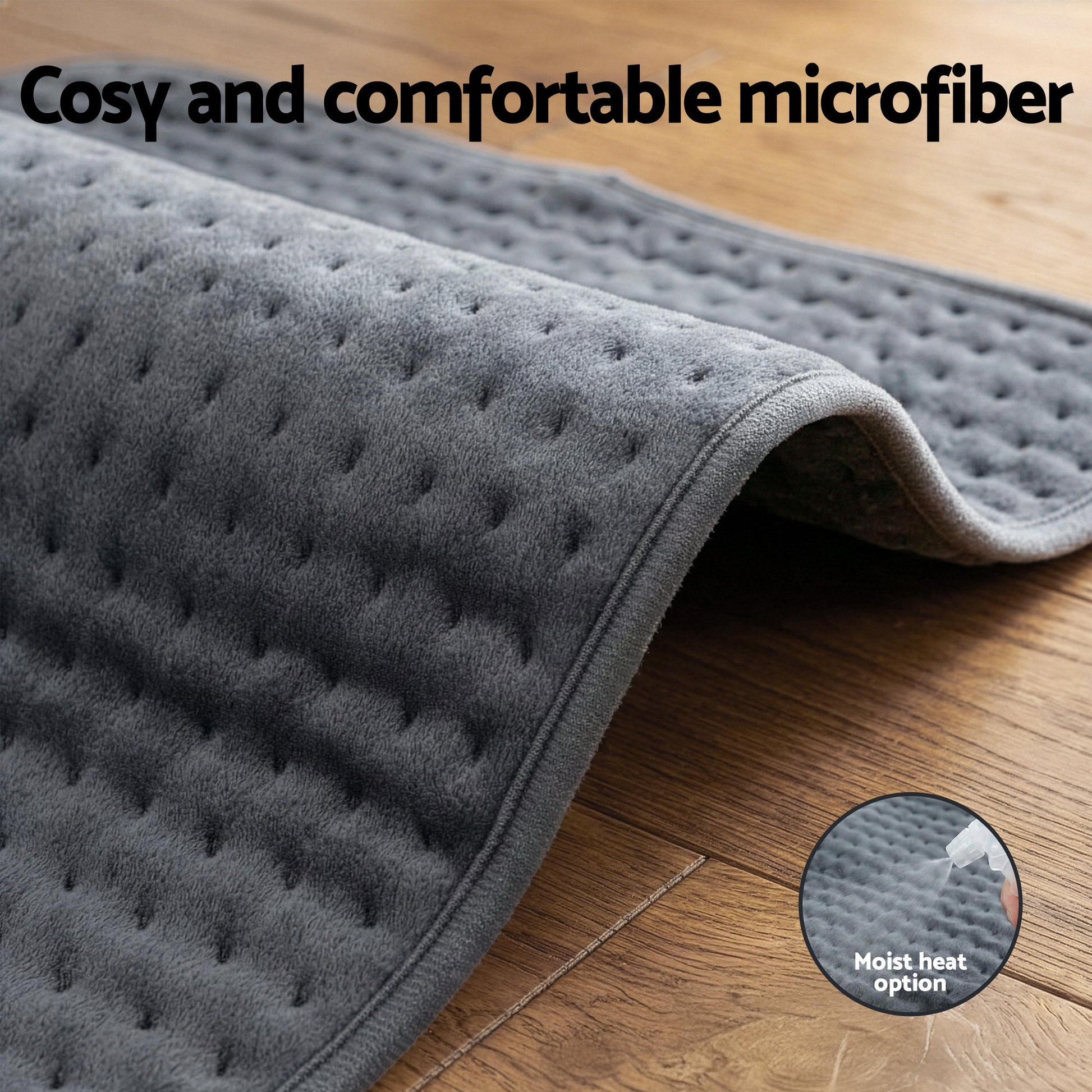 Livemor Electric Heating Pad Heat Mat 60x39cm-4