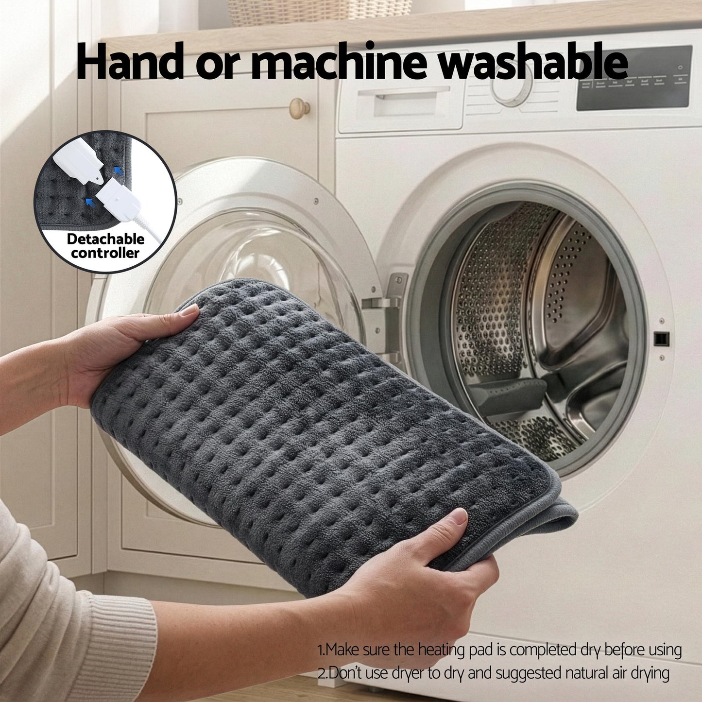 Livemor Electric Heating Pad Heat Mat 60x39cm-5