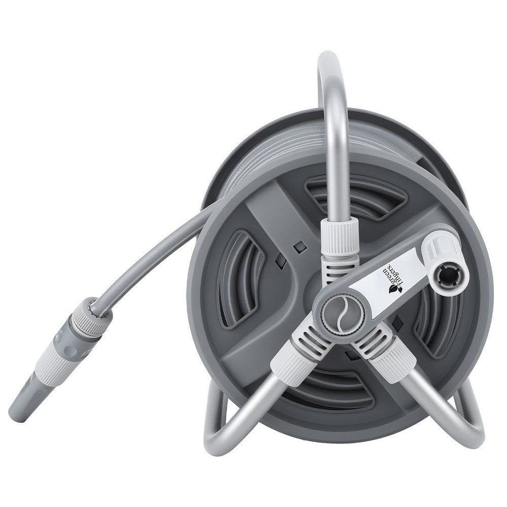 Green Fingers 20m Retractable Garden Hose Reel Heavy Duty 1/2" Hose Auto Rewind-2