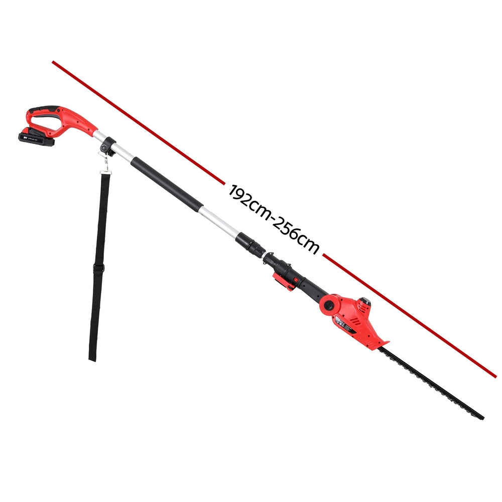 Giantz Cordless Pole Hedge Trimmer Garden Pruner Electric Cutter-1