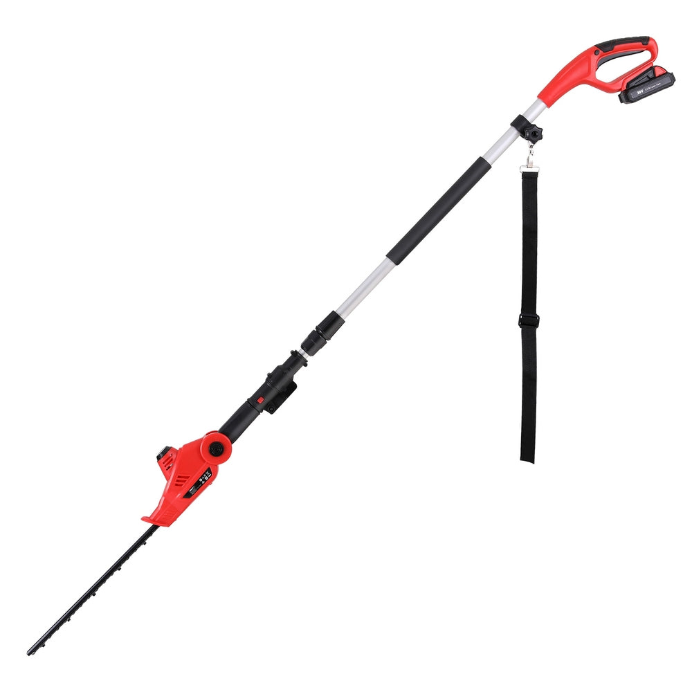 Giantz Cordless Pole Hedge Trimmer Garden Pruner Electric Cutter-2