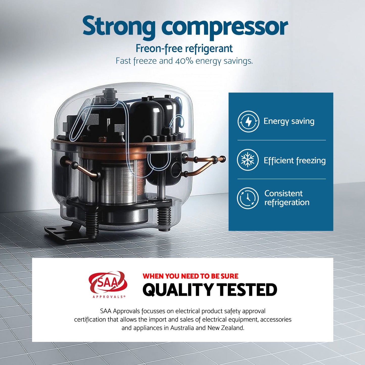 Devanti Ice Maker Machine Portable 12kg Countertop w/Self Cleaning 1.2L White-5