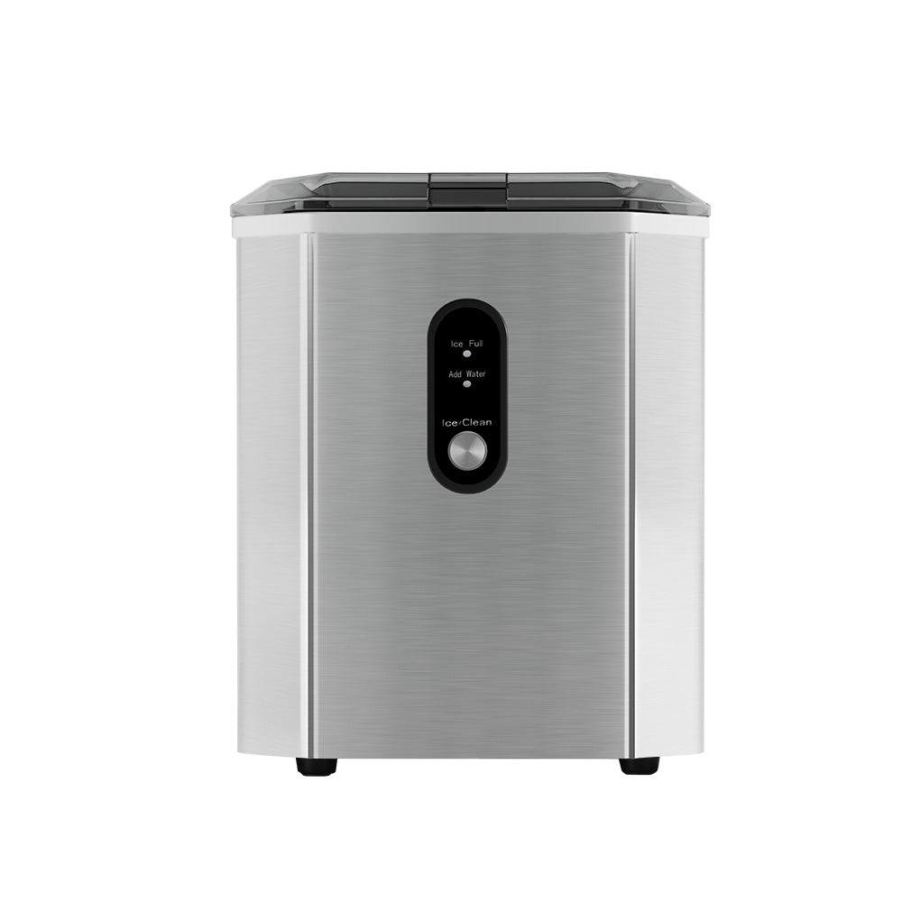 Devanti Portable Ice Maker Machine Ice Cube 12kg Bar Countertop Stainless Steel-2