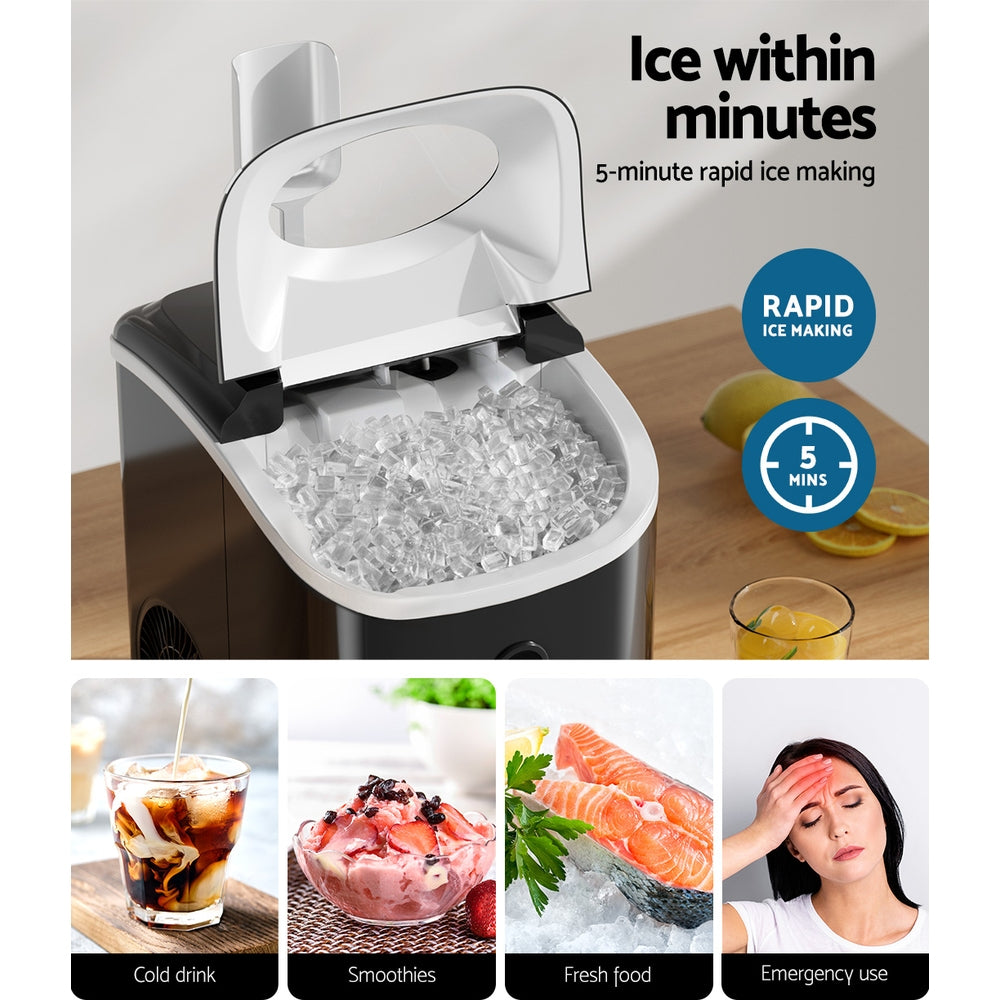 Devanti 15kg Nugget Ice Maker Machine-5