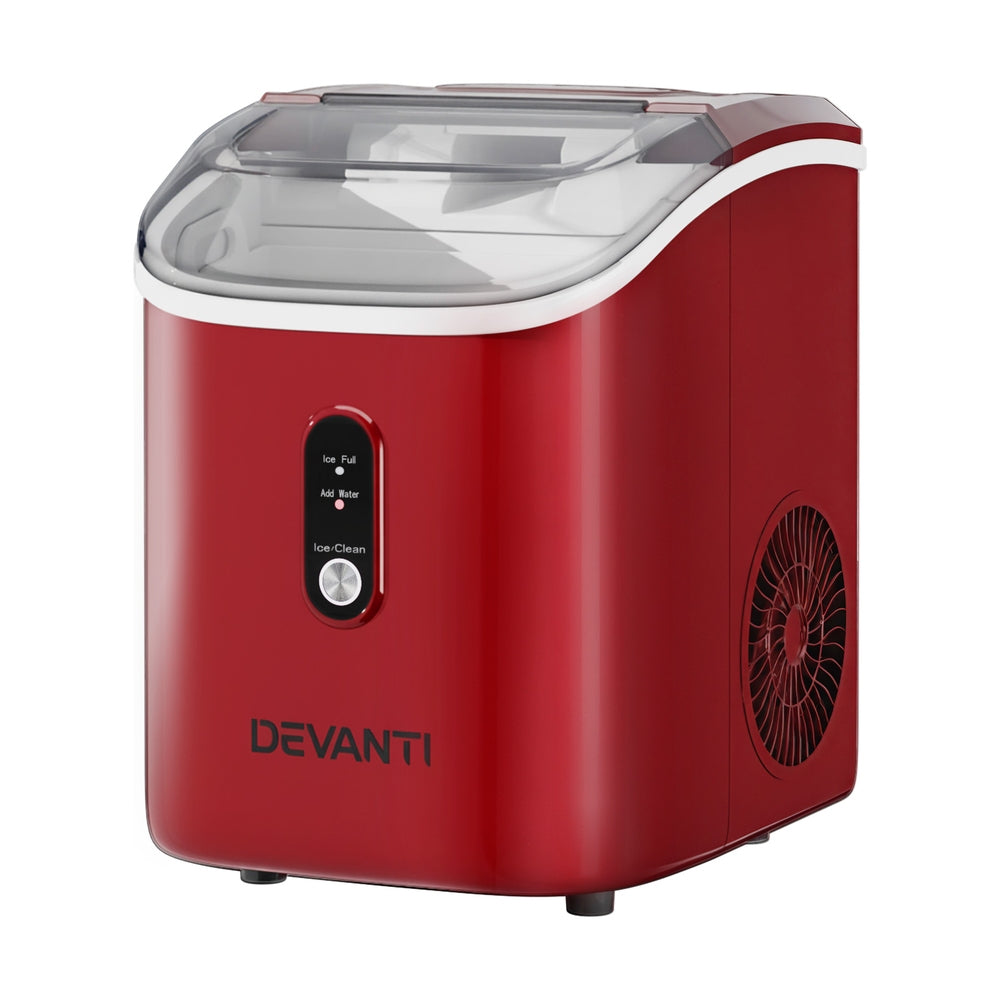 Devanti Ice Maker Machine 15kg Nugget Chewable Ice Cube-0