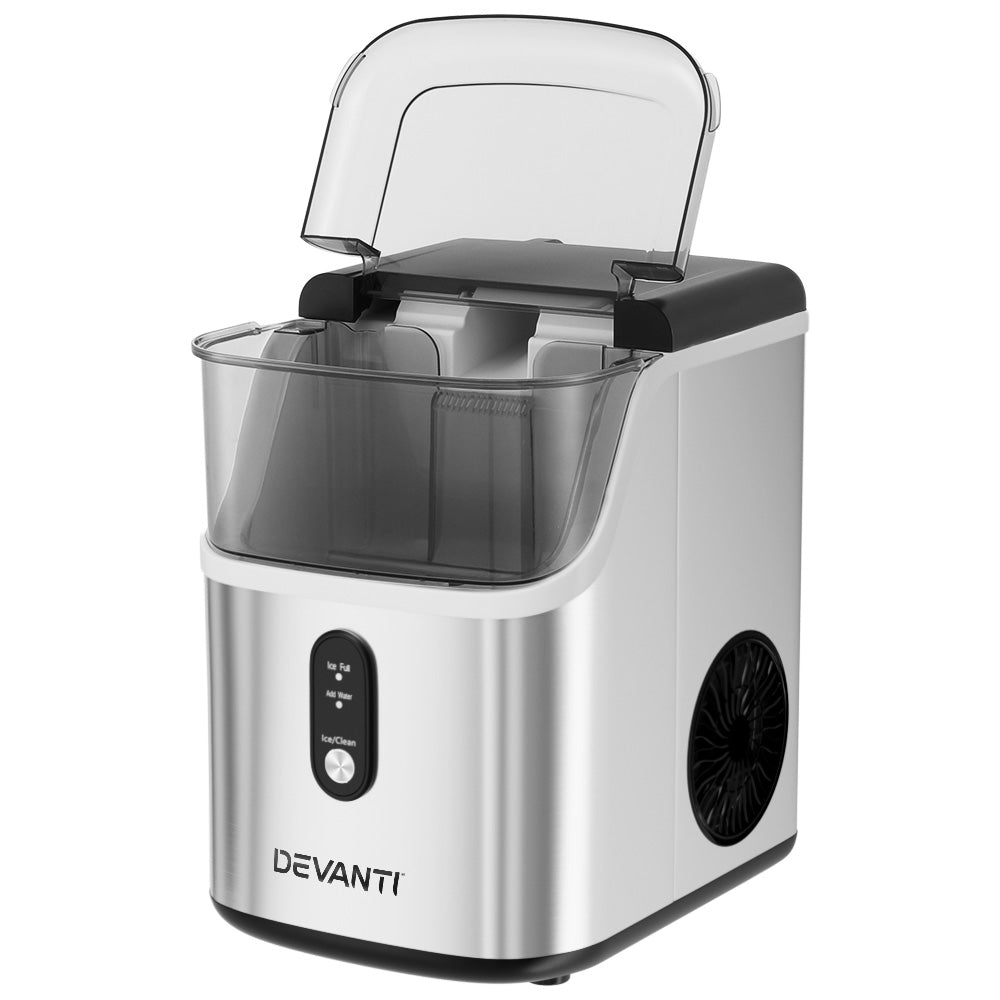 Devanti Ice Maker Machine 15kg Nugget Ice Cube-0