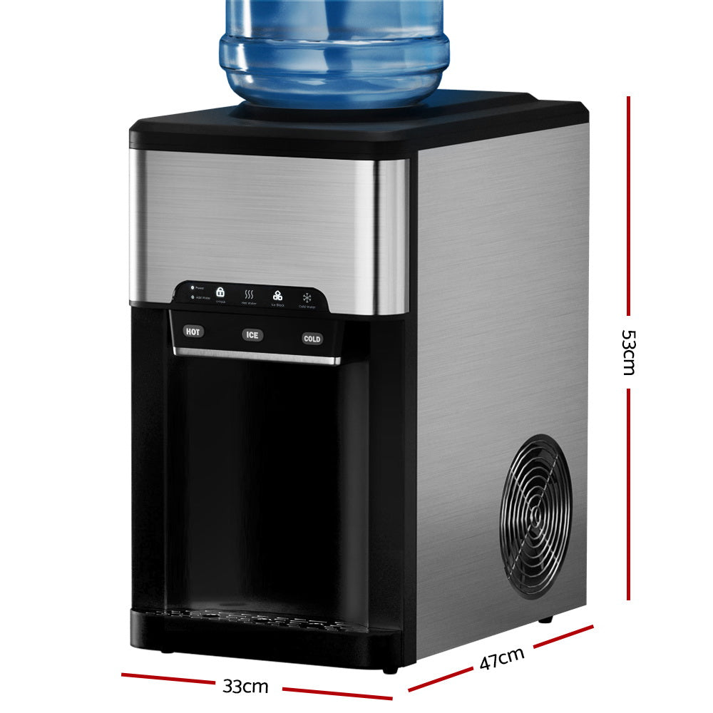 Devanti 20kg Ice Maker Machine with Water Dipenser-1