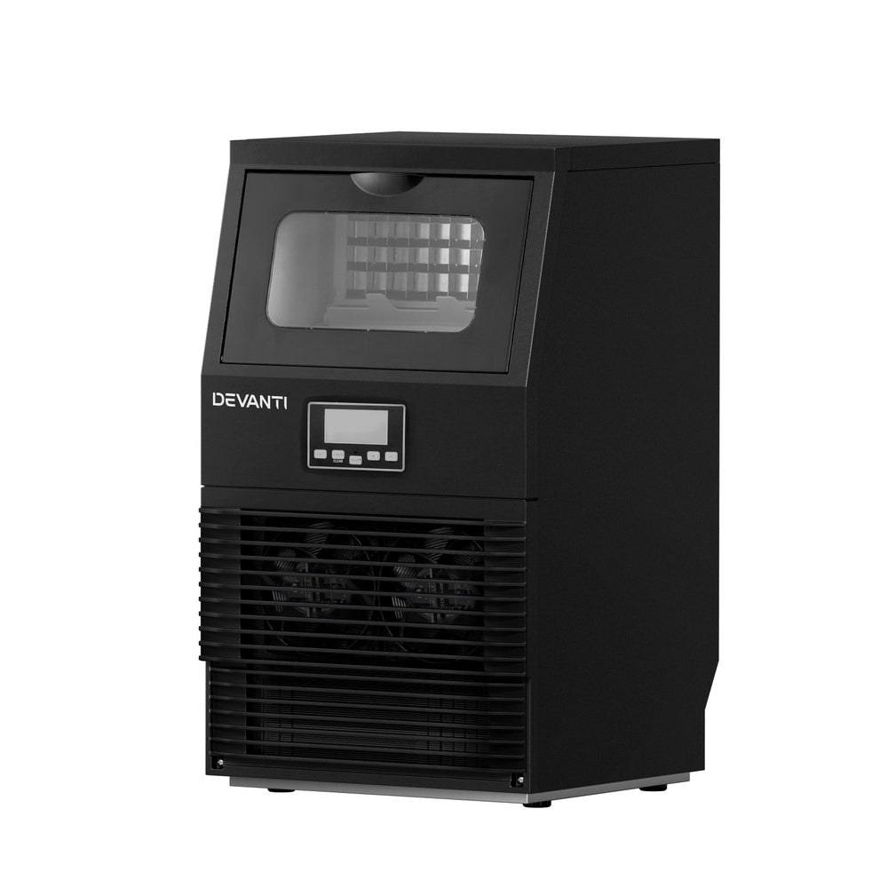 Devanti Commercial Ice Maker Cube Machine 30kg-0