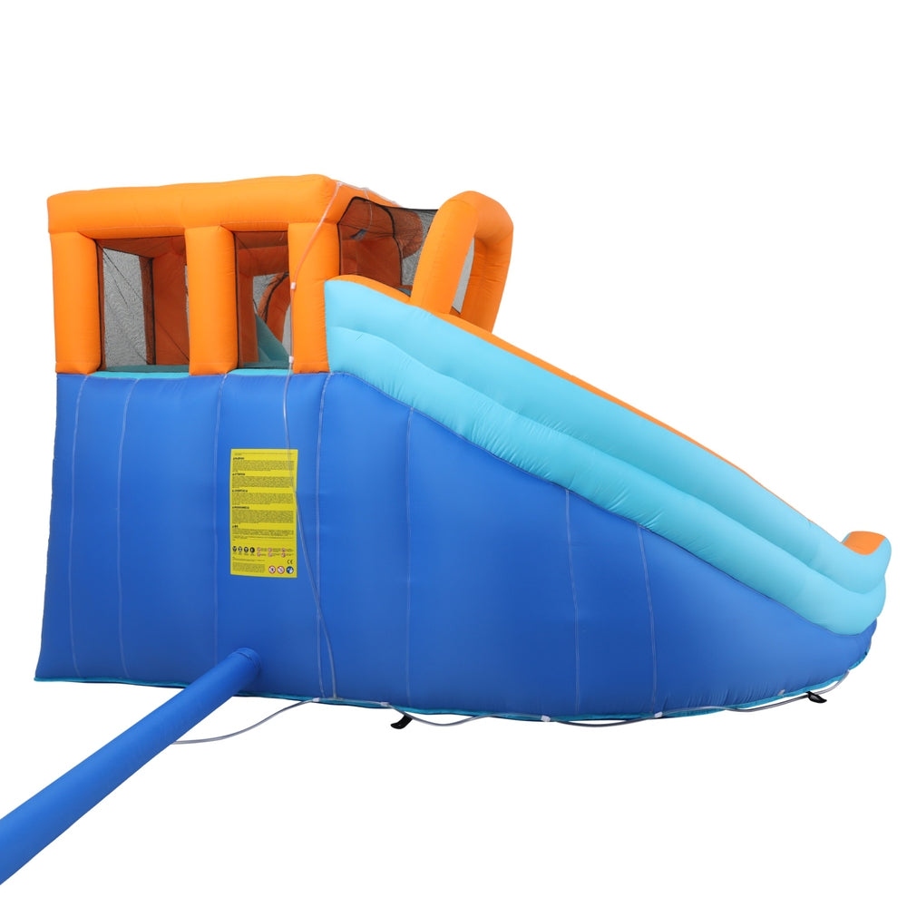 AirMyFun Kids Inflatable Pool Water Double Slide Park Jumping Castle 465X390CM-2