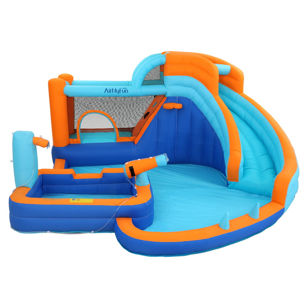 AirMyFun Kids Inflatable Pool Water Slide Park Jumping Castle Bounce 382X381CM-0