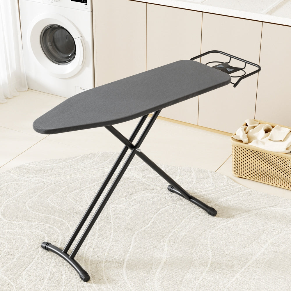 Artiss Ironing Board Foldable Iron Rest Black-6