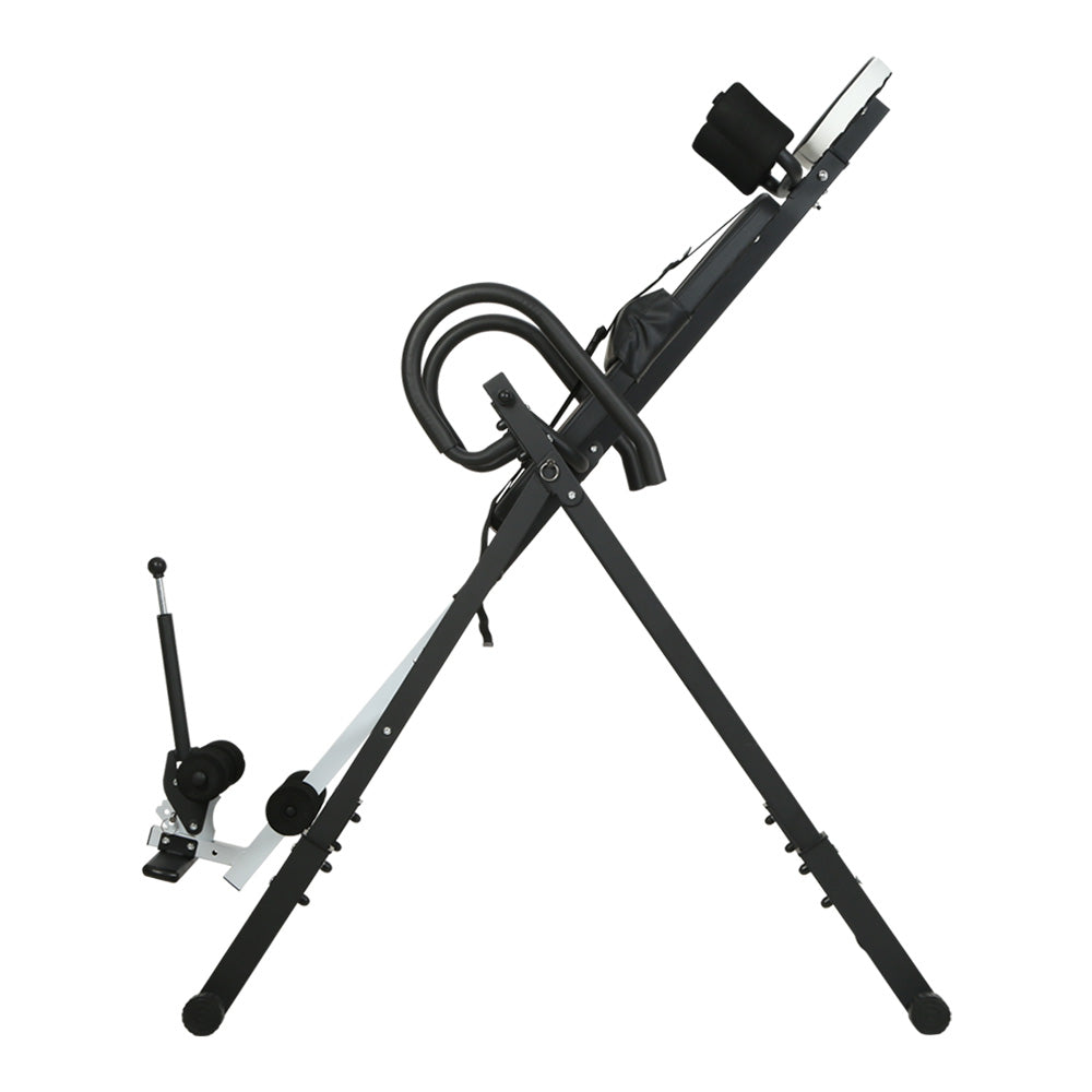Everfit Inversion Table Gravity Exercise Inverter Back Stretcher Home Gym Grey-2