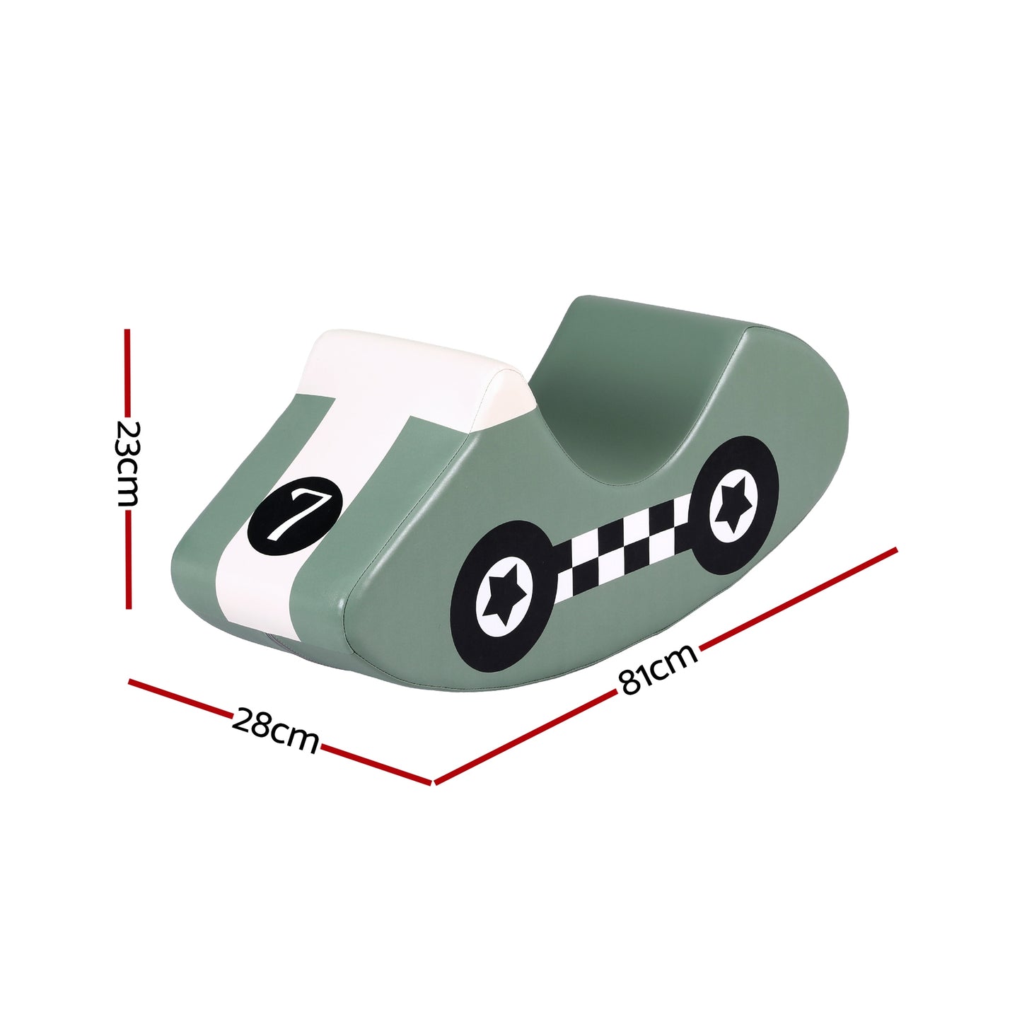 Keezi Kids Climbing Blocks Foam Toddler Playset Soft Indoor Climbing Toy Rocker Green-1