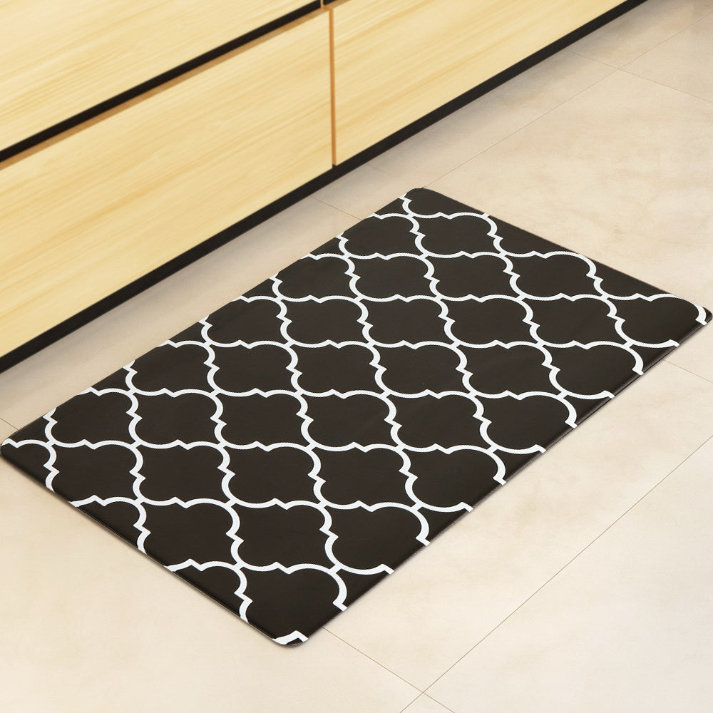 Artiss Kitchen Mat 45x75cm PVC Floor Rug Carpet Non-slip Gina-6